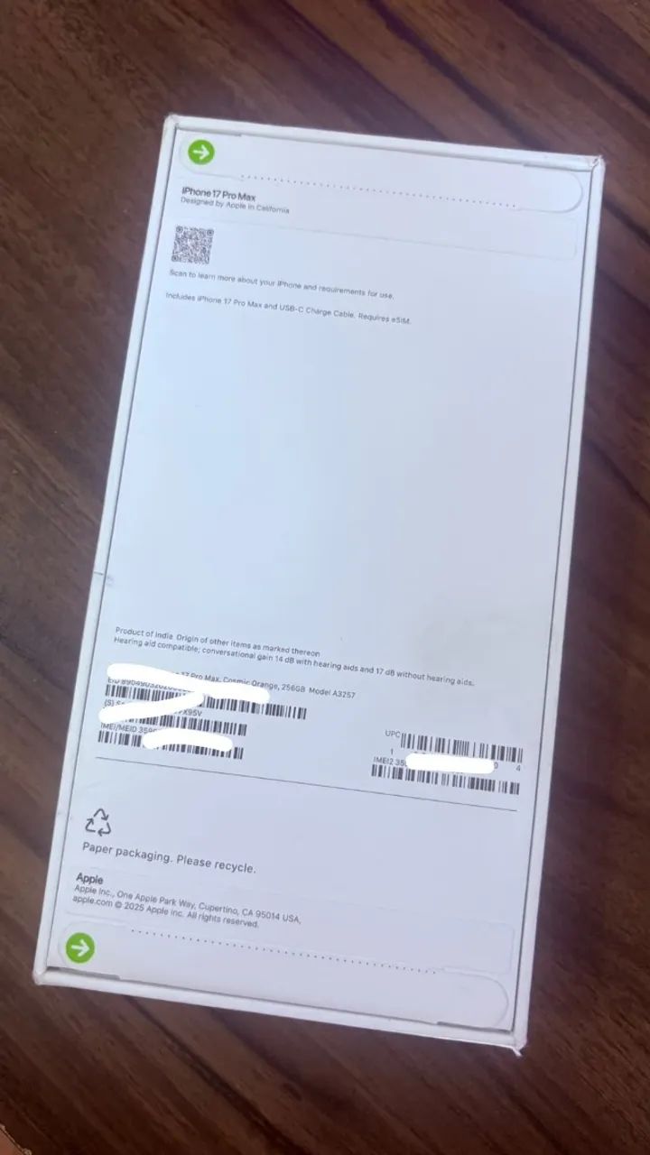 Celular Apple iPhone 17 Pro Max 256GB - Foto 3