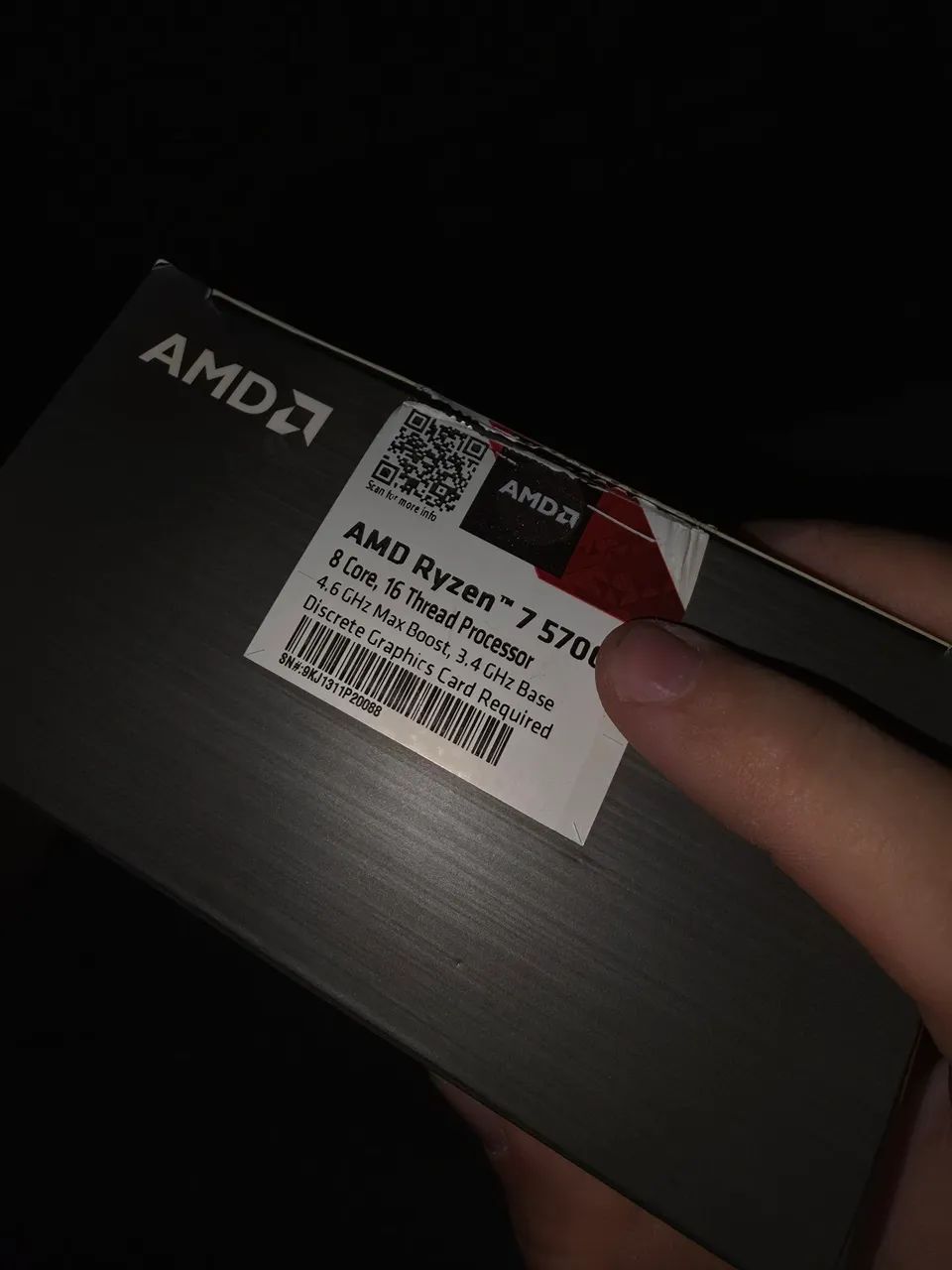 Processador Ryzen 7 5700g - 8/16 ( gráfico integrado) - Foto 2