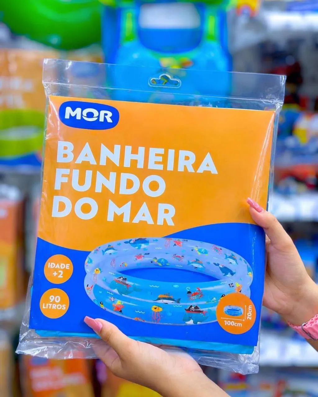 Banheira inflável, mor  - Foto 2