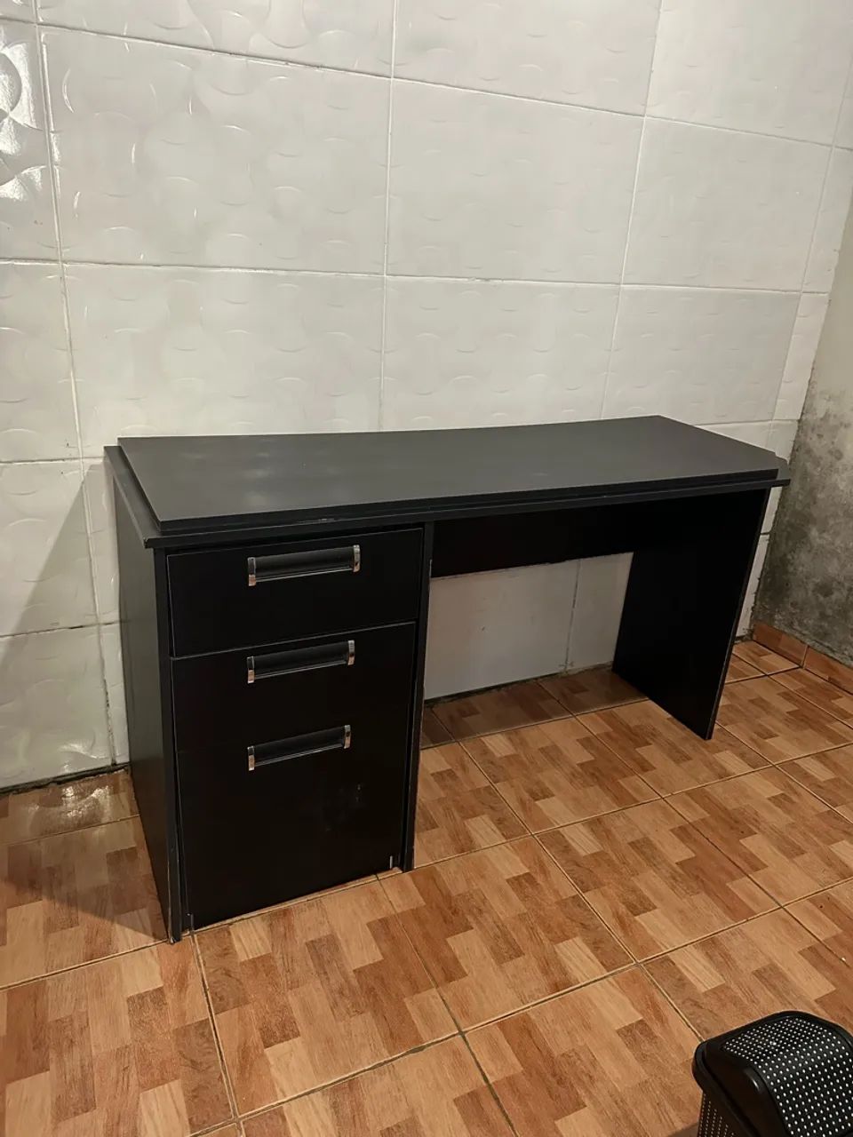 Mesa escrivaninha preta