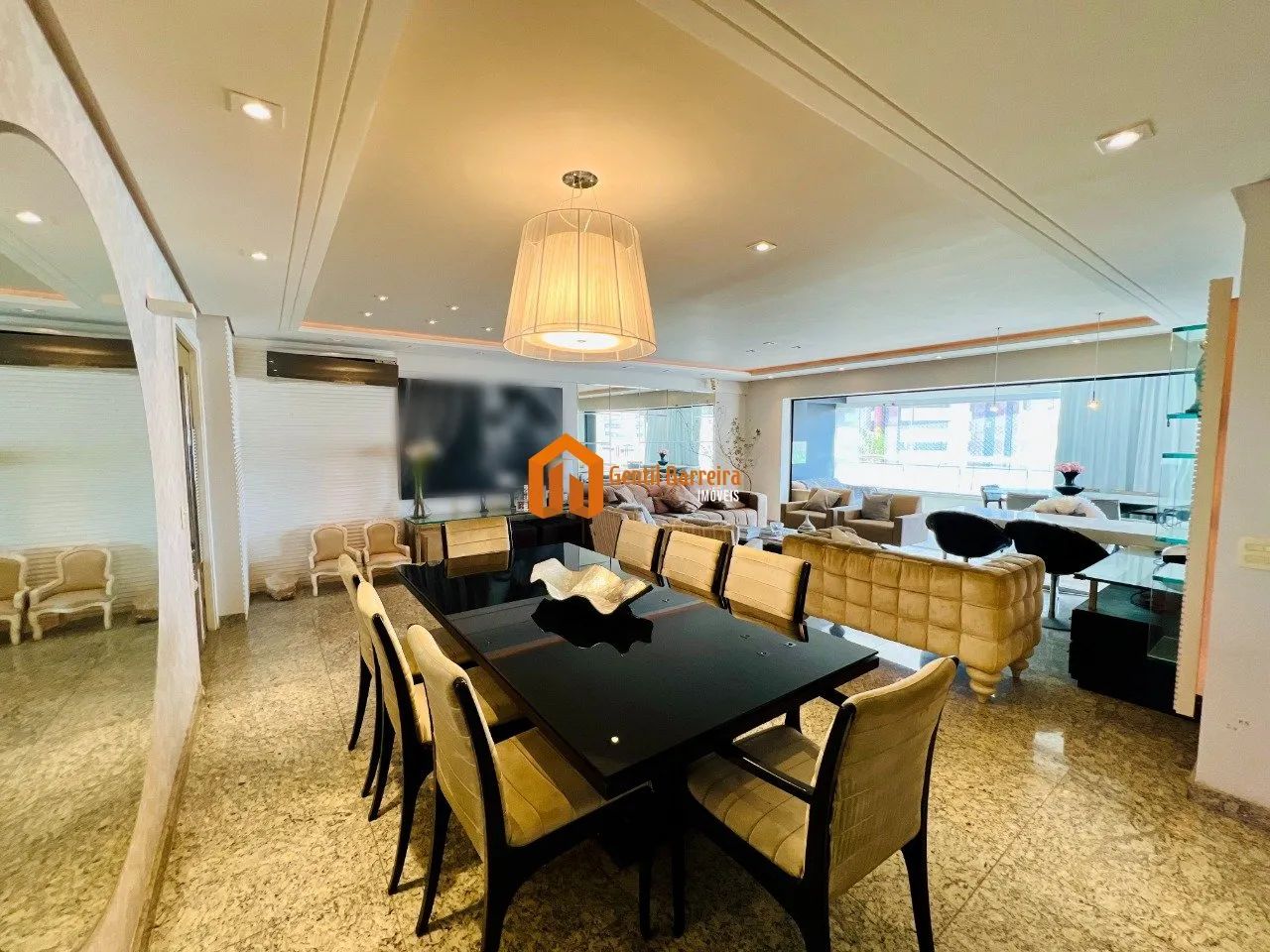 Planta inteligente, com ambientes bem distribuídos nesse apartamento com 220m² - Foto 5