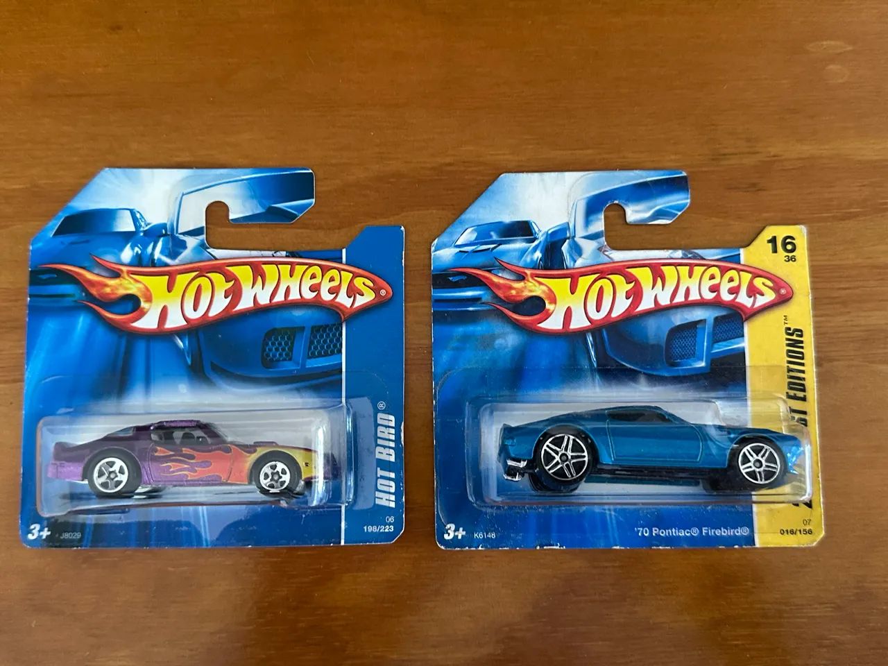 Hot Wheels coleção 70 Pontiac Firebird e Hot BIRD