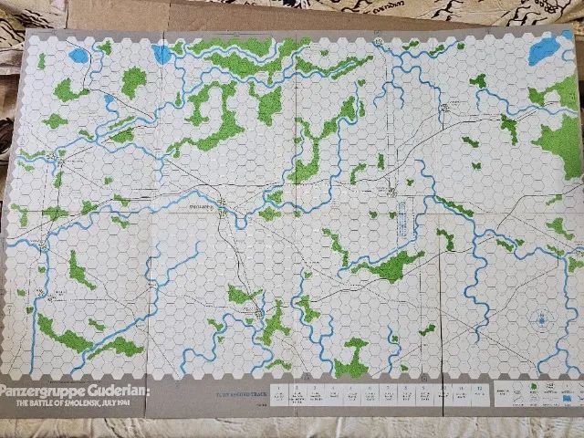 Panzergruppe Guderian Jogo de Tabuleiro Importado Inglês Wargame Raro - Foto 3