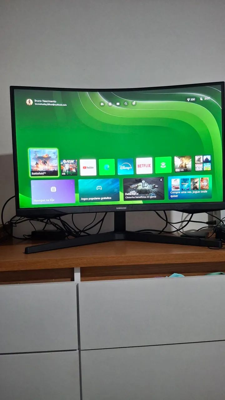 Monitor curvo sansung odssey g5 27 polegadas  - Foto 2