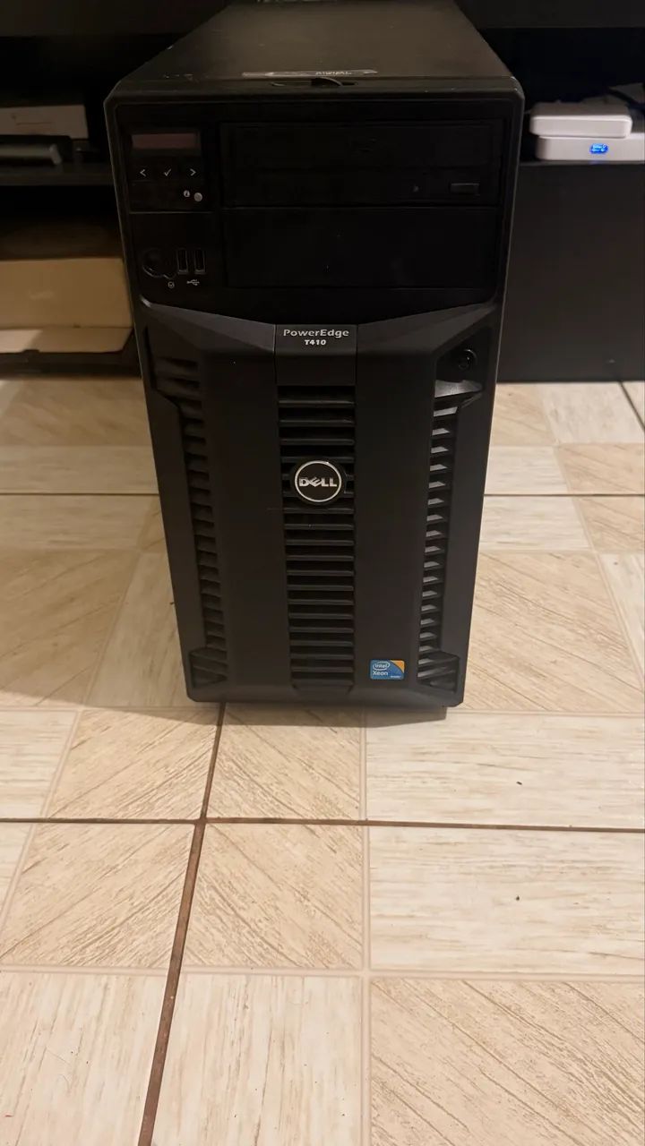? SERVIDOR DELL T410 COMPLETO + 5 SAS + 2 FONTES - OPORTUNIDADE