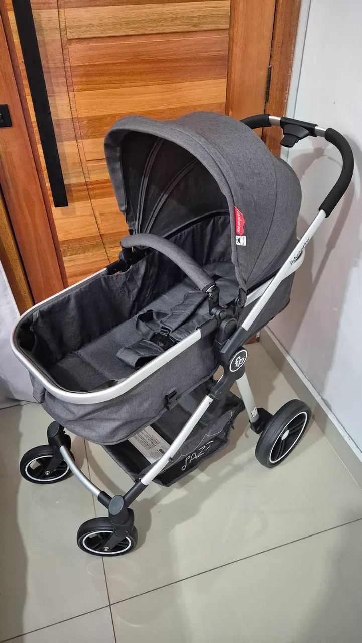 Carrinho de Bebê Moisés Jazz Fisher Price 2 em 1 - Foto 2