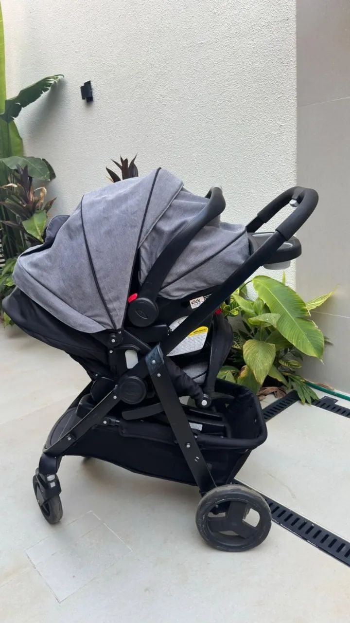 Carrinho de bebê Graco Click Connect 3 em 1 - Foto 3