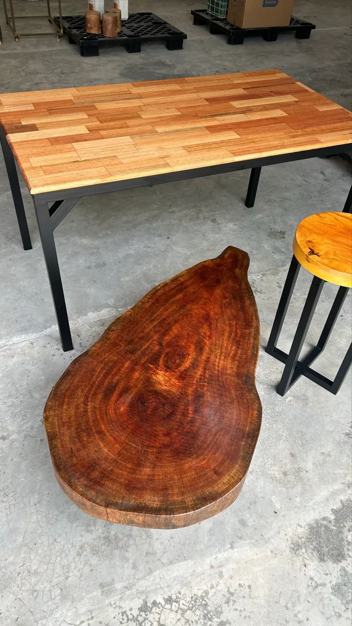 Móveis estilo industrial metalom e madeira - Foto 4