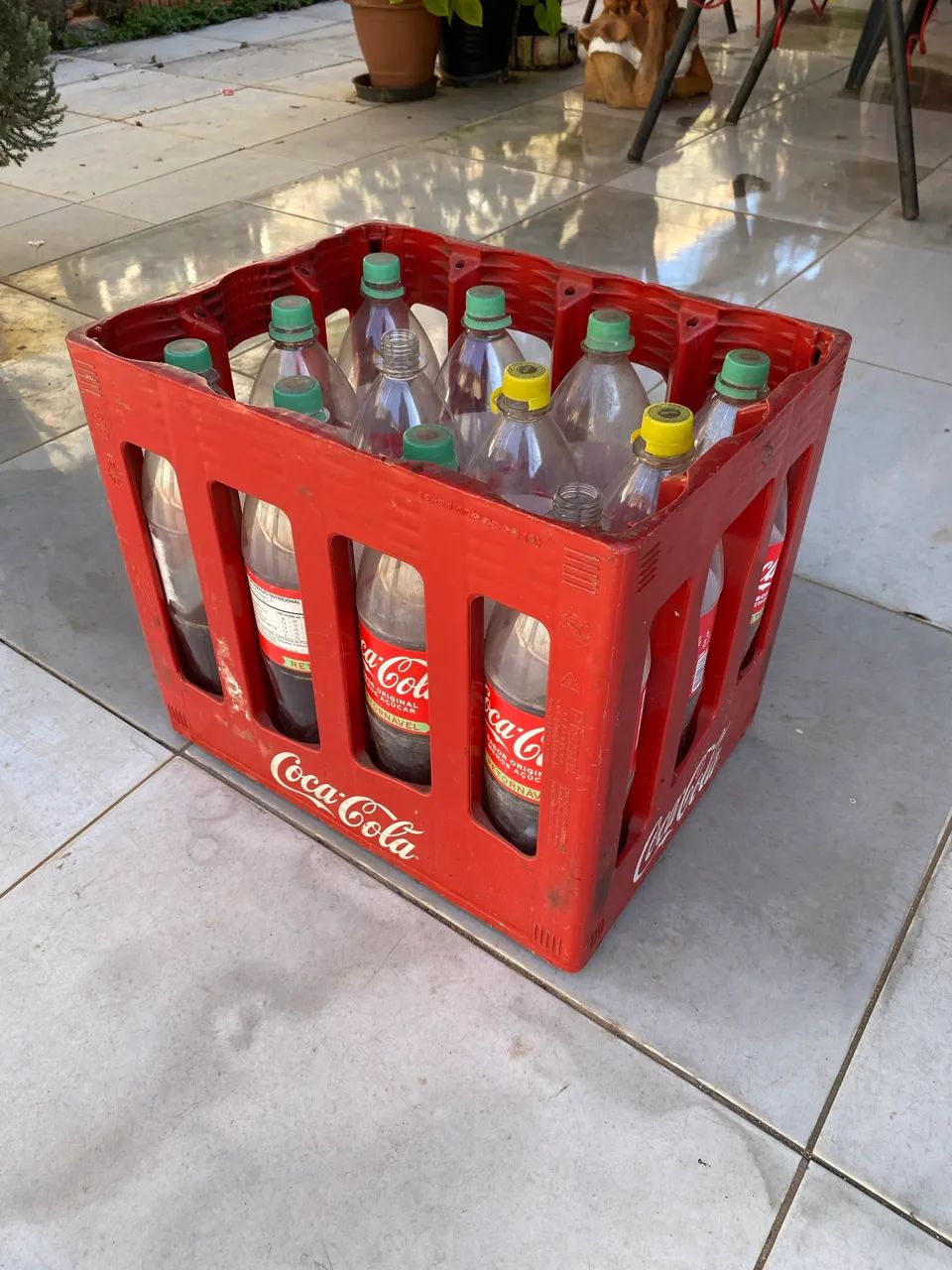 Caixa de Coca Cola 12 Vasilhames Retornável