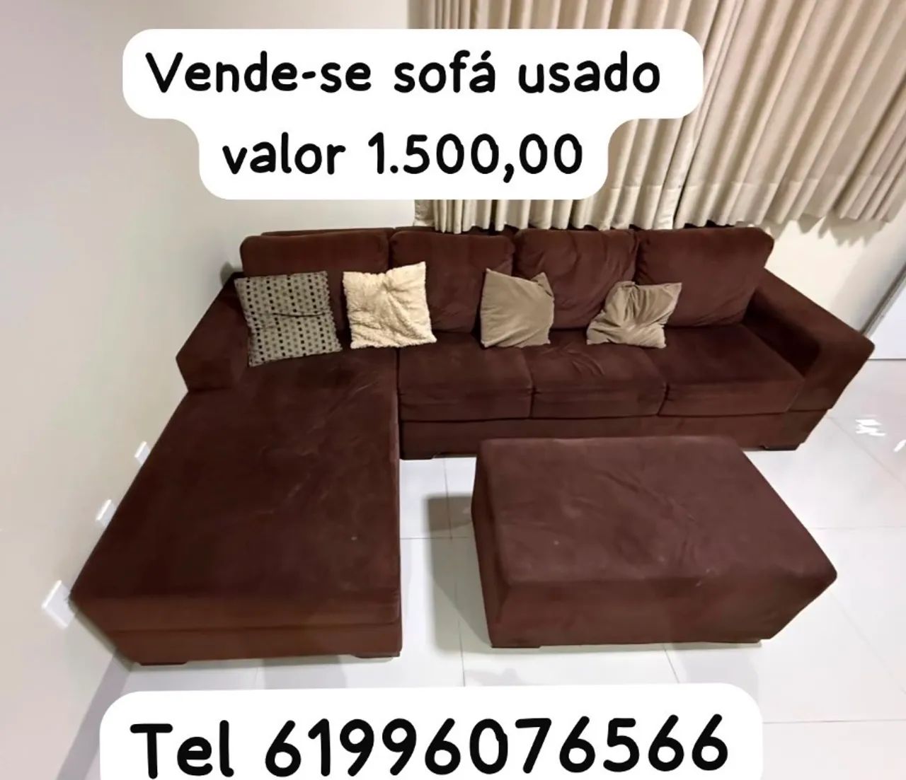 Sofá- divido no cartão  - Foto 2