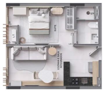 VENDO FLAT - NOROESTE