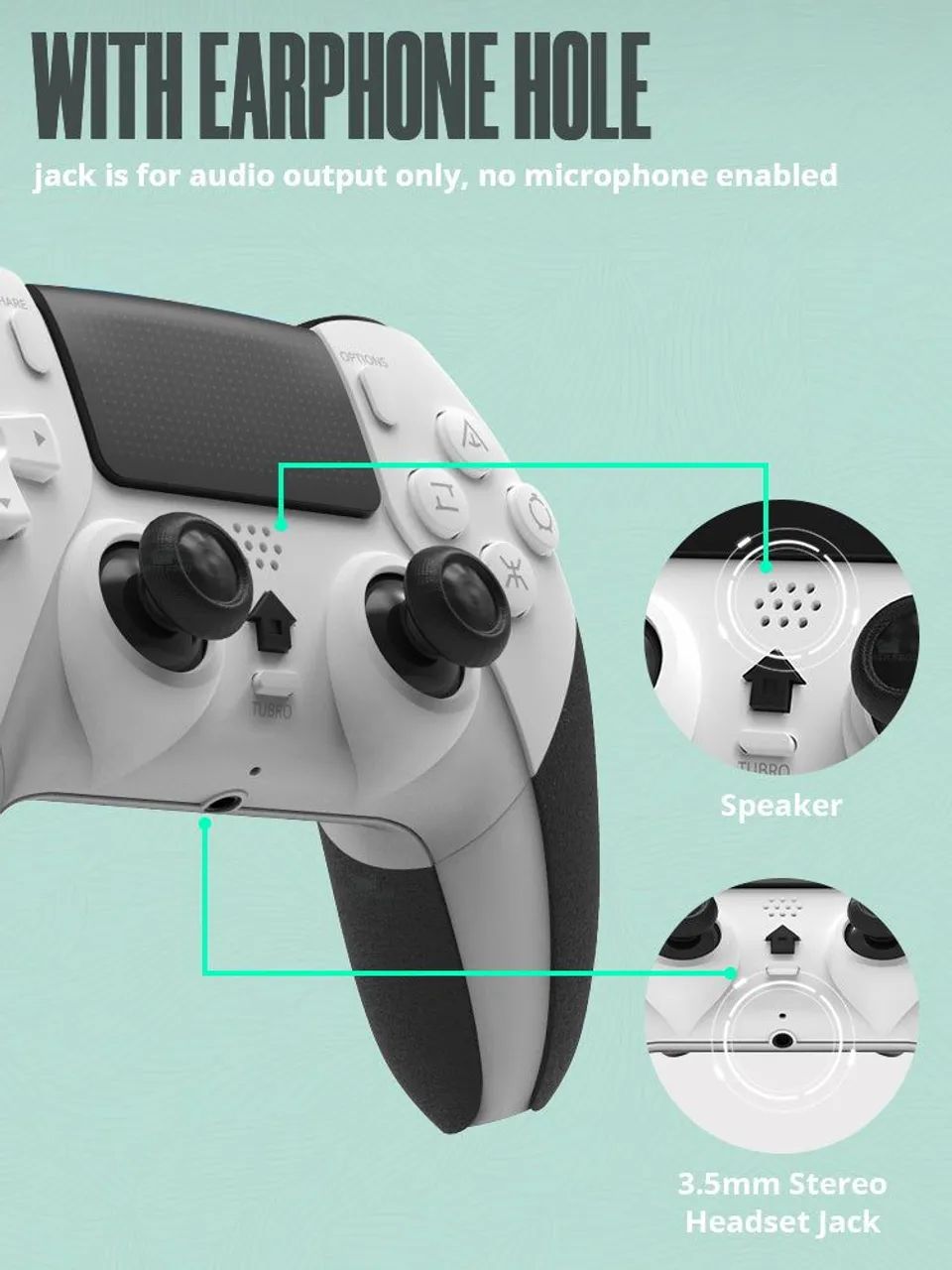 CONTROLE DATA FROG T-29 (Ps4, Pc, Android)- NOVO - SEM FIO - Foto 2