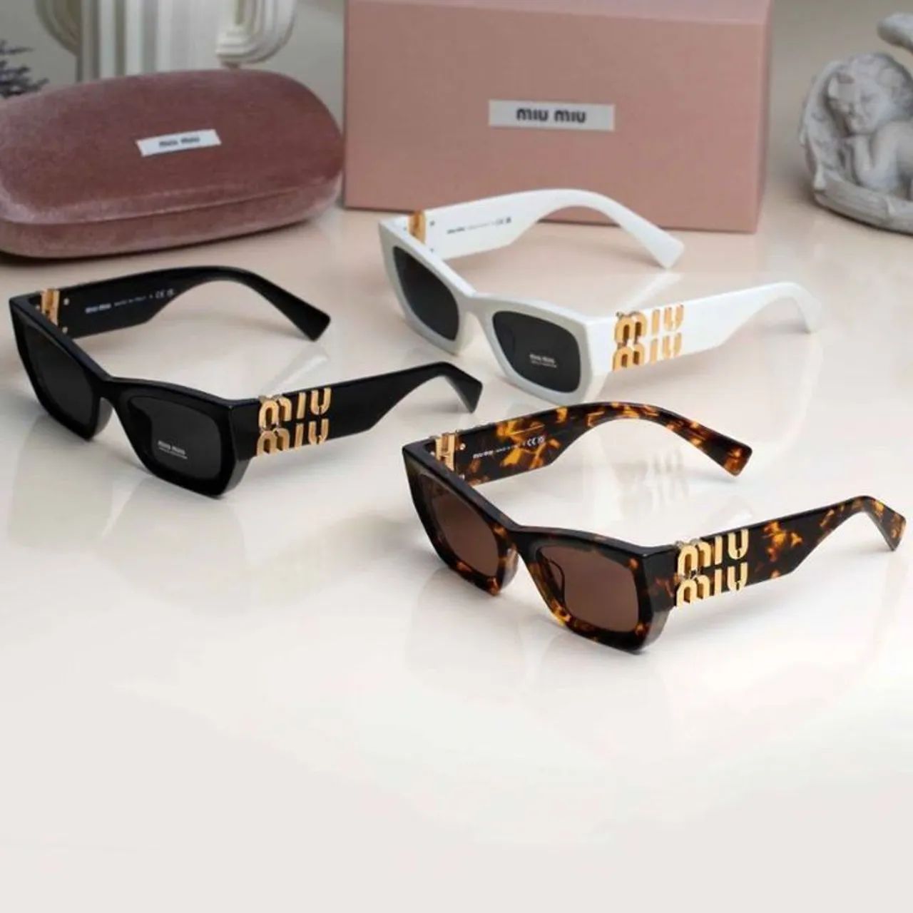 Óculos Miu Miu Premium lente polarizada  - Foto 2