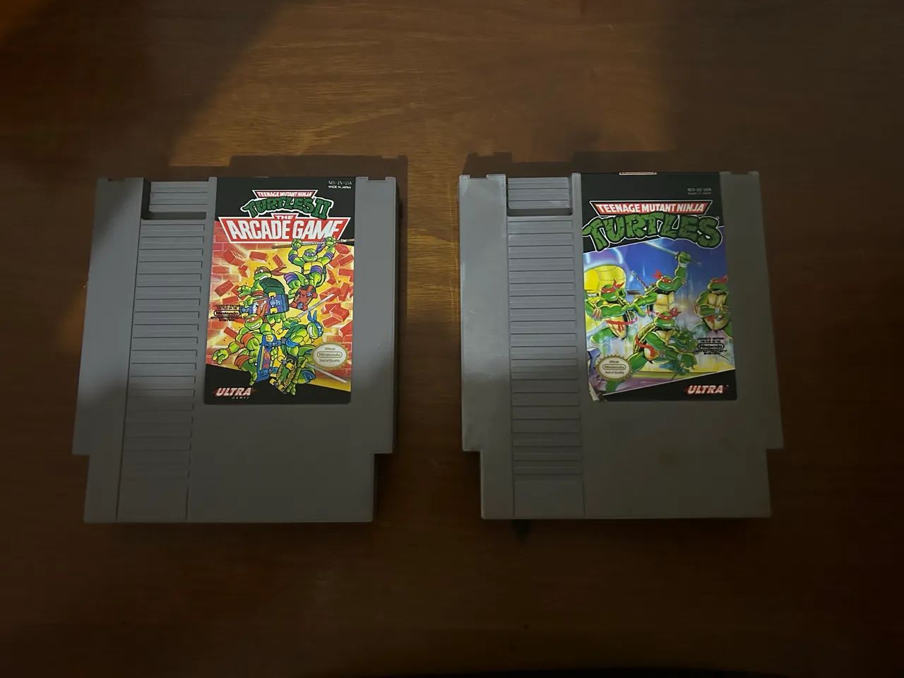 Jogos Tartaruga Ninja 1 e 2 NES 