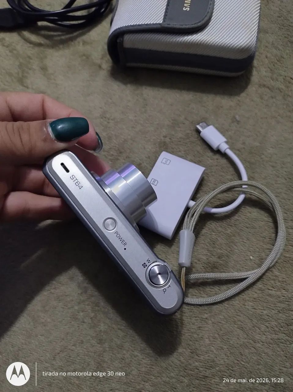 Câmera Samsung st64 funcionando perfeitamente  - Foto 5