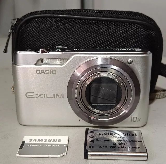 動作ok　CASIO　EXILIM EX-H5 Câmera Fotográfica Casio Ex-h5 12 Mpx Ótimo Estado Funcionando