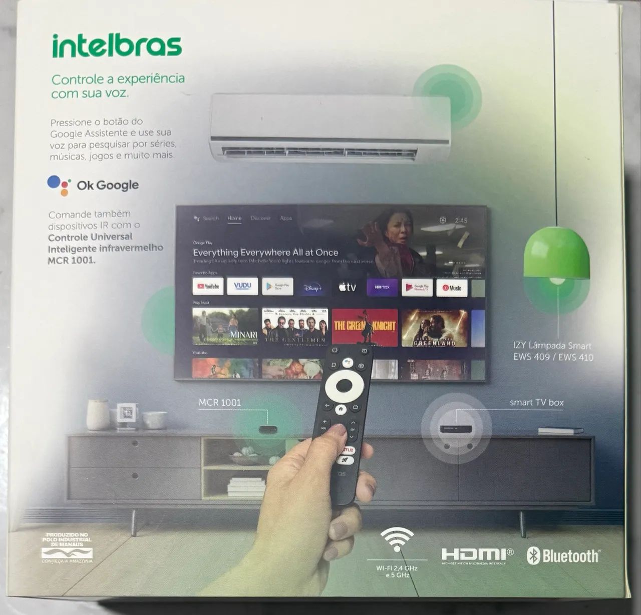 TV Box Intelbras Homatics Full HD Android TV - Controle por Voz - Foto 3