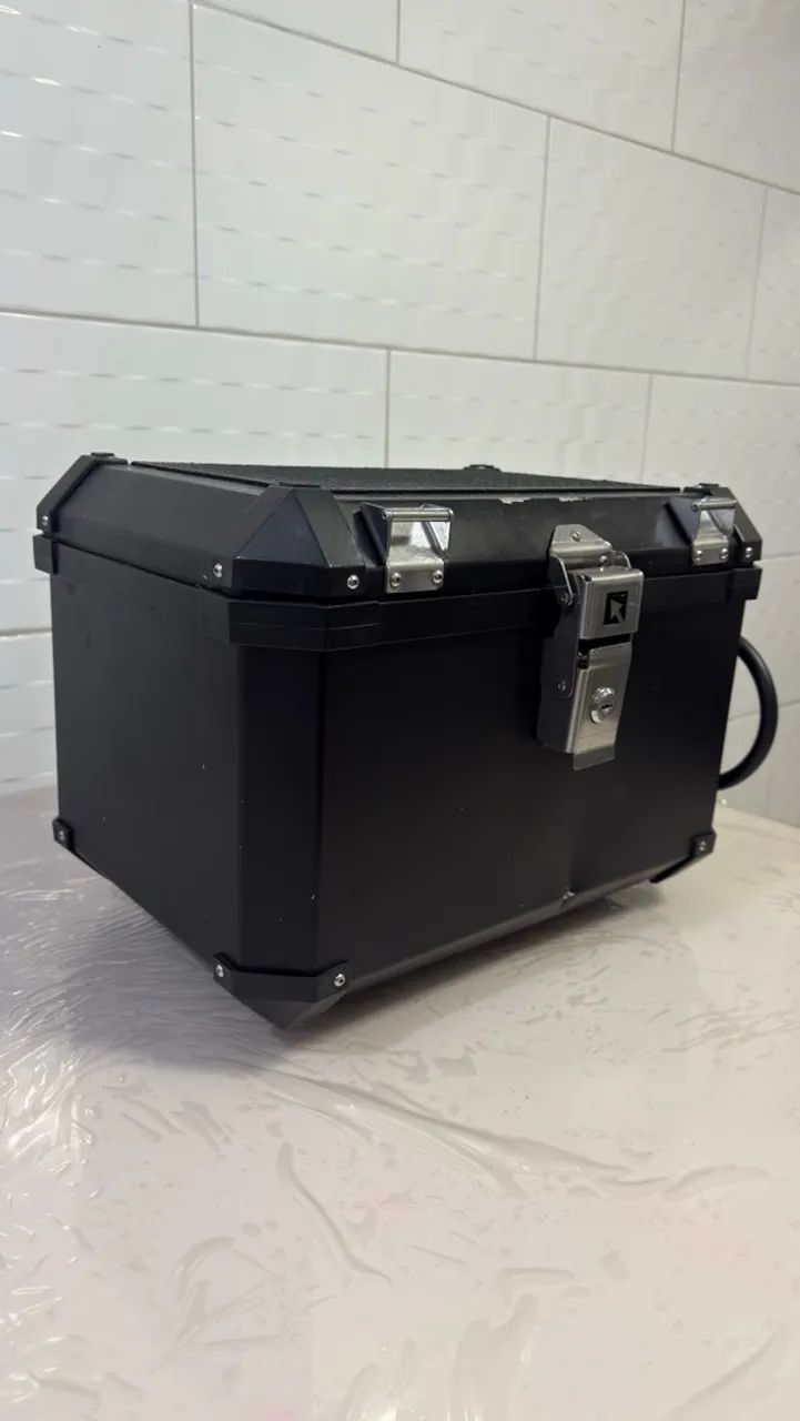 BAÚ PARA MOTO 45L estava em uma TIGER 800 - Foto 3