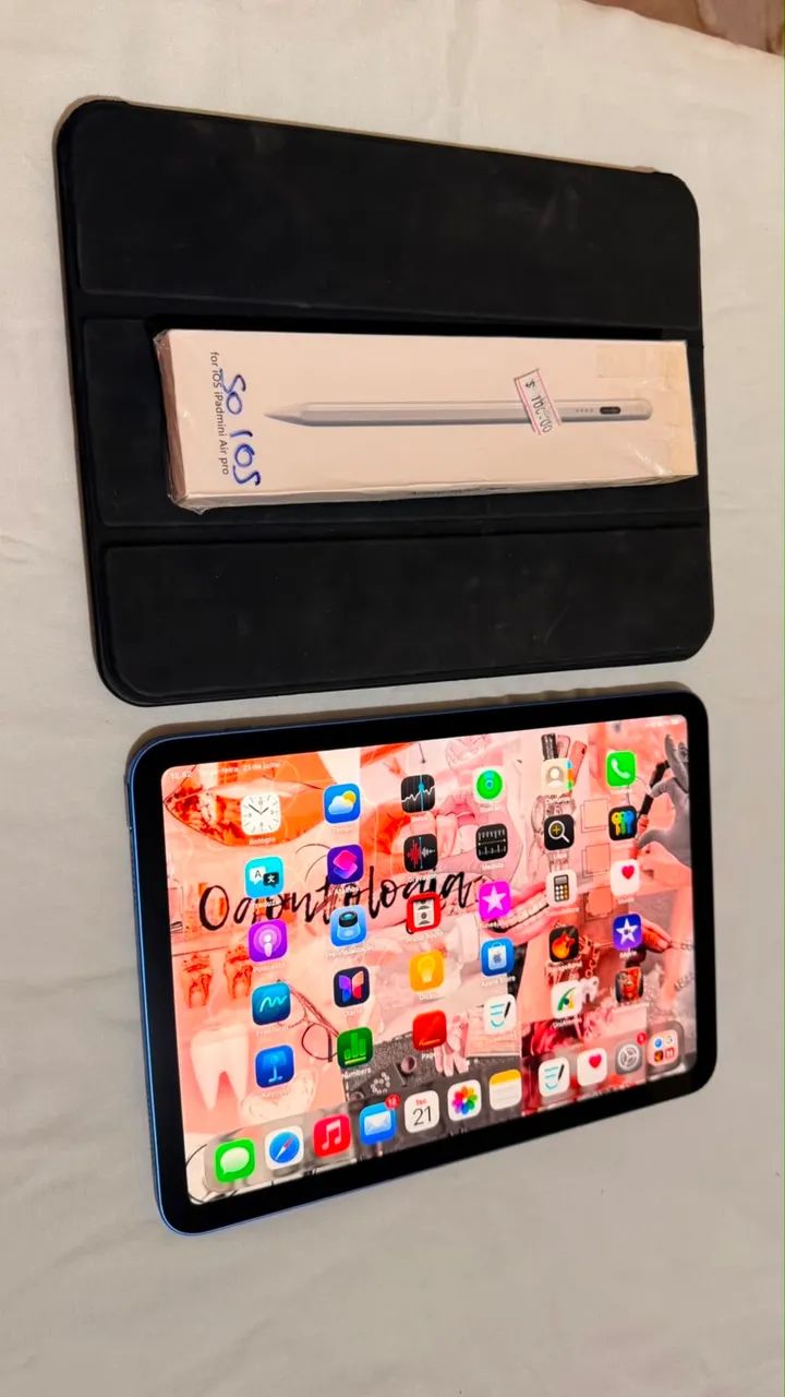iPad 11 128gb dois meses de uso. Acompanha Caixa, Case e caneta compatível!! - Foto 4
