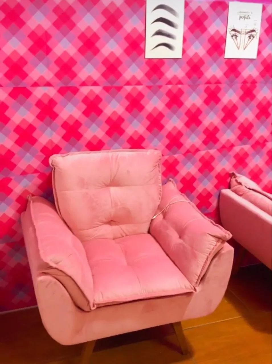 Poltronas rosa usadas  - Foto 2