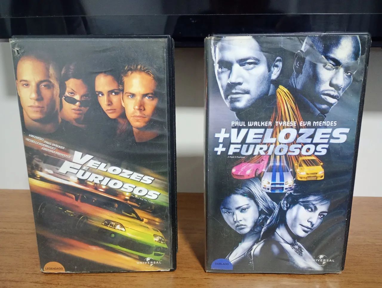 VHS Velozes e Furiosos 1 e 2