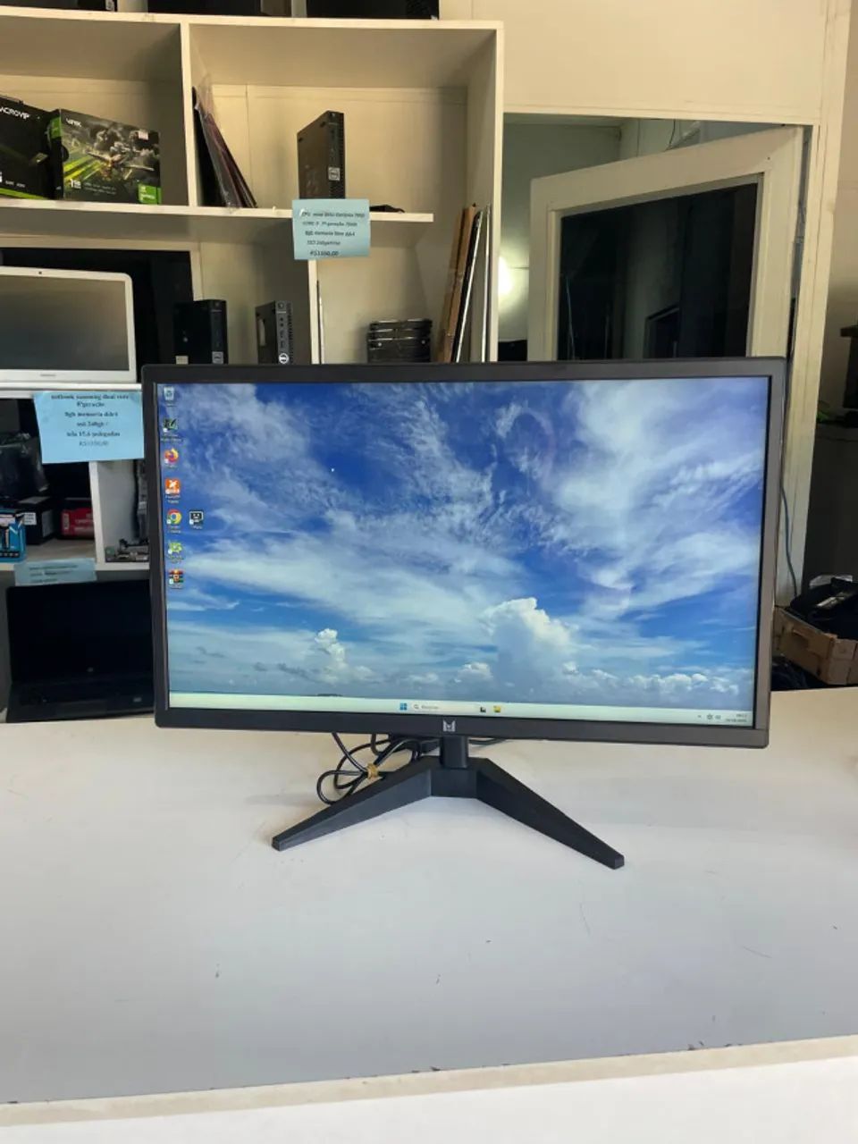 Monitor 23 polegadas mtec hdmi led full hd/ HDMI/VGA com garantia e nf - Foto 4