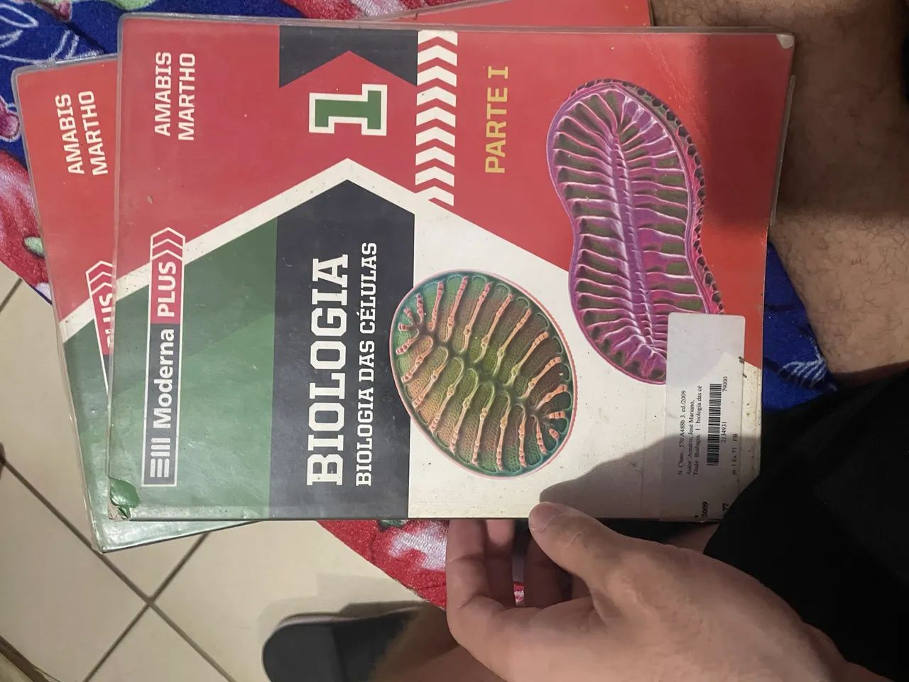 kit Moderna Plus - Biologia 1 - Amabis e Martho | perfeito estado - Foto 3