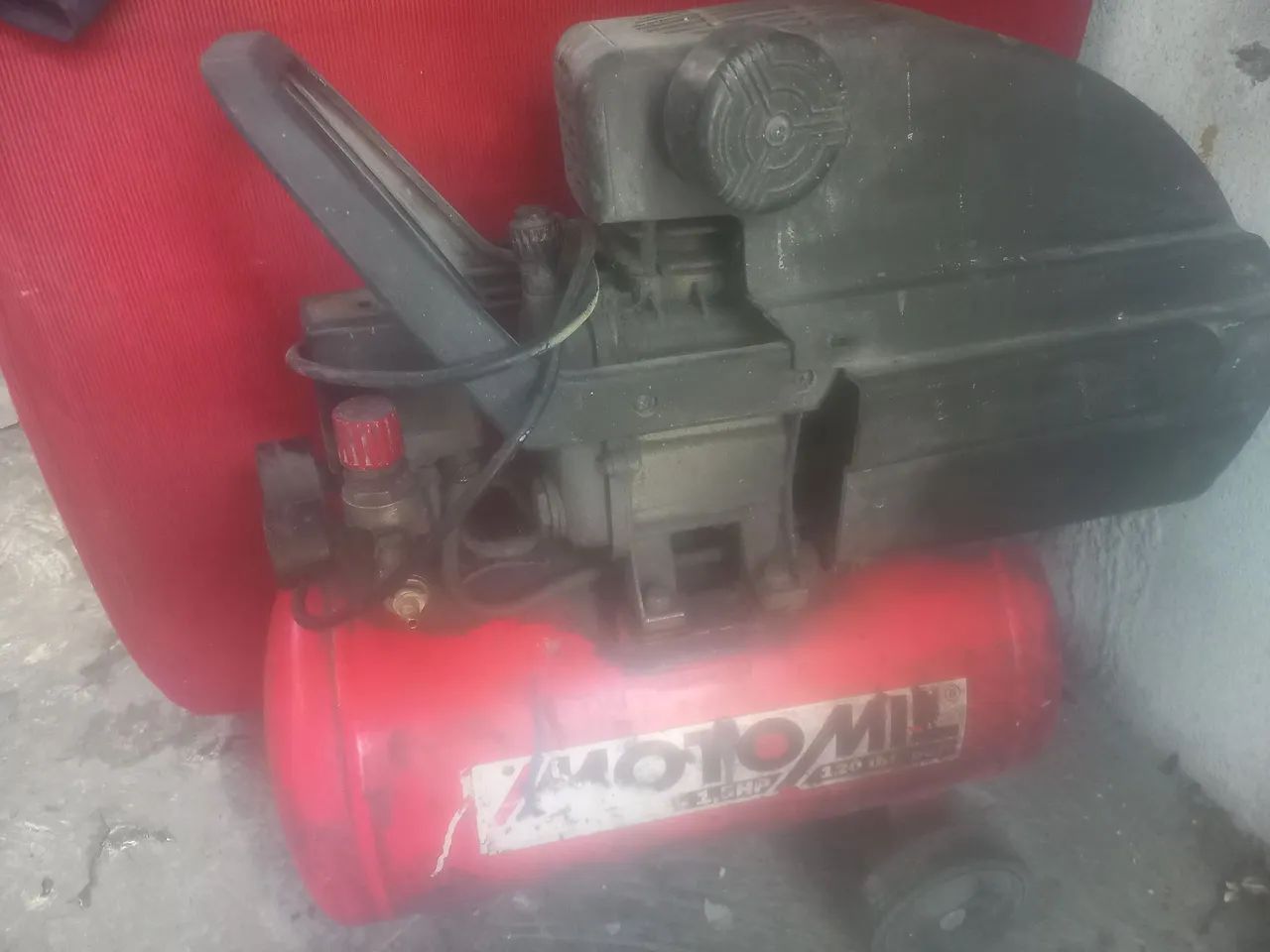 Compressor de ar 24 litros.moto mil - Foto 4
