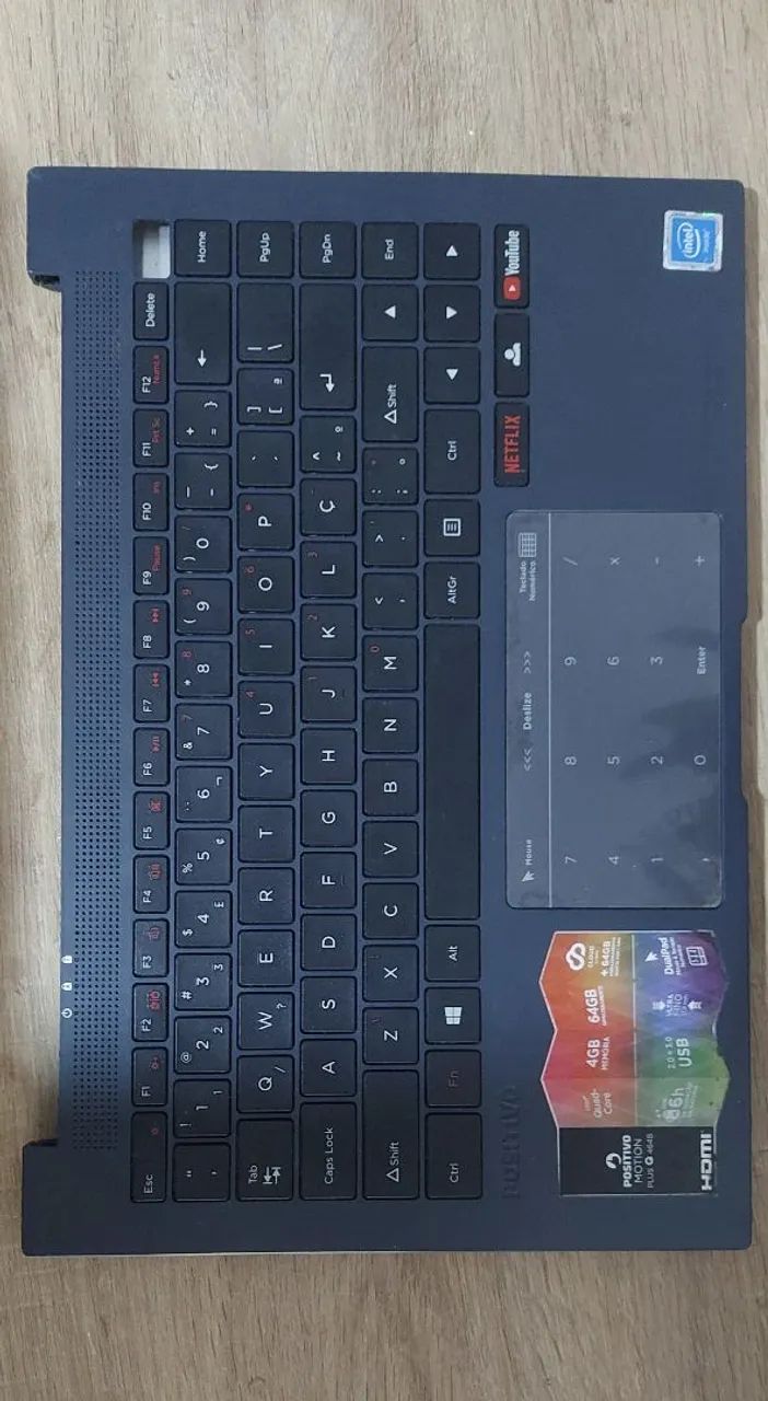 Teclado ,base e parte de baixo  - Foto 3