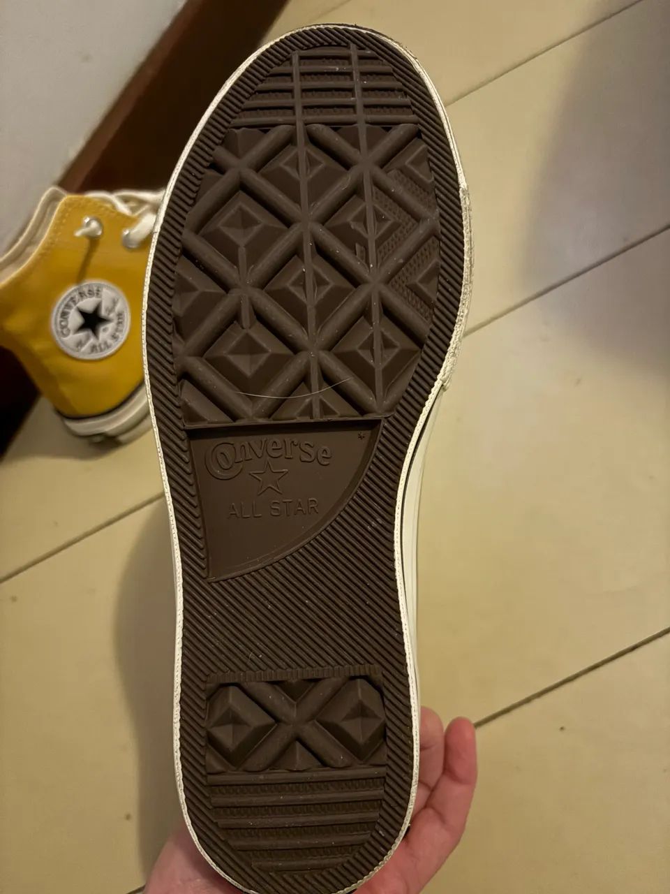 All star usado duas vezes. Chuck 70. Retro