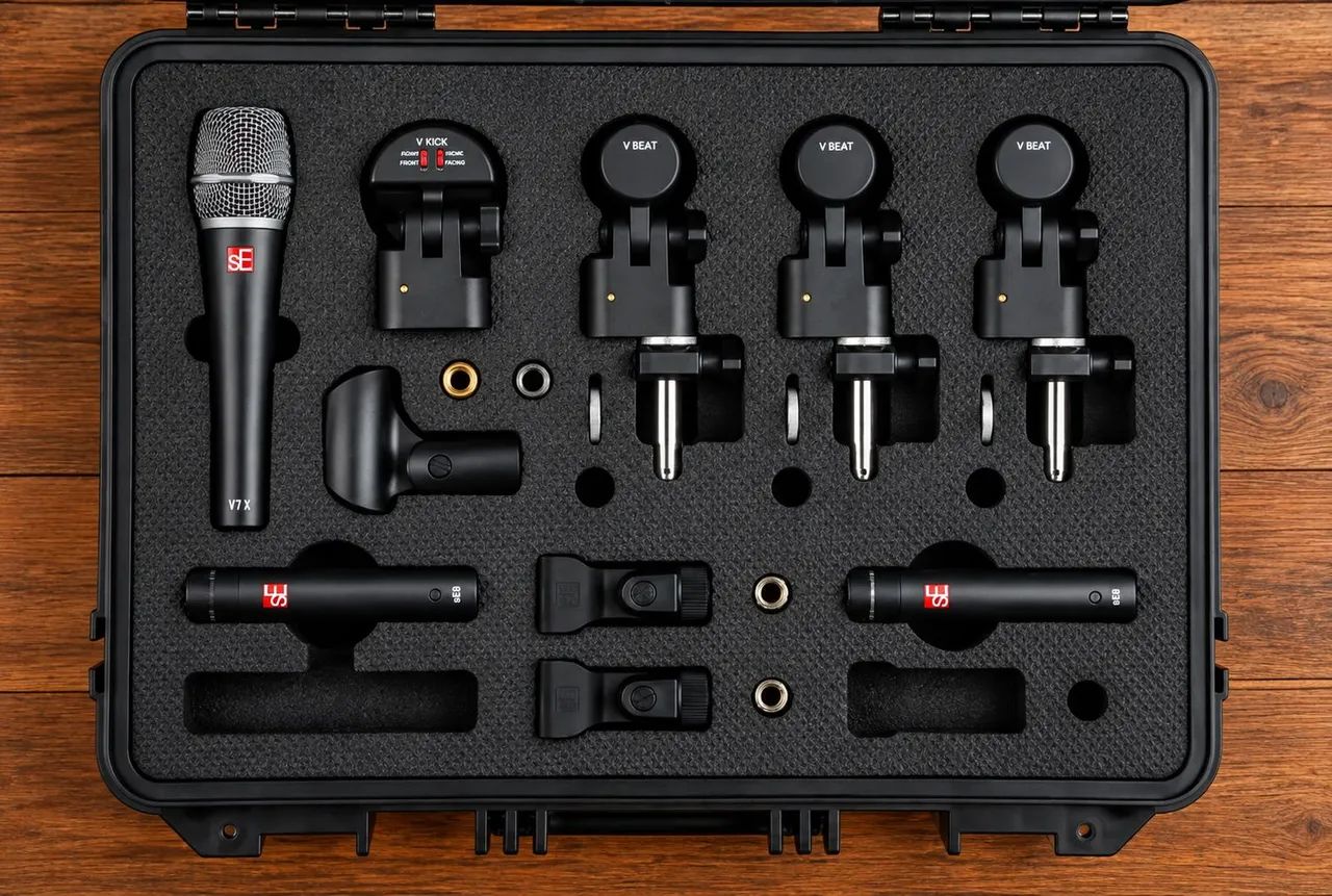 Kit de bateria SE Electronics V-Pack Arena (7 peças) - Foto 4