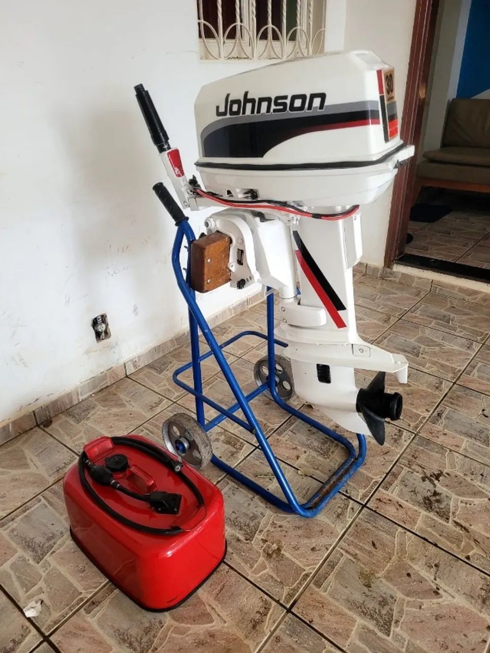 Motor Popa Jhonson 30 hp partida eletrica - Foto 4