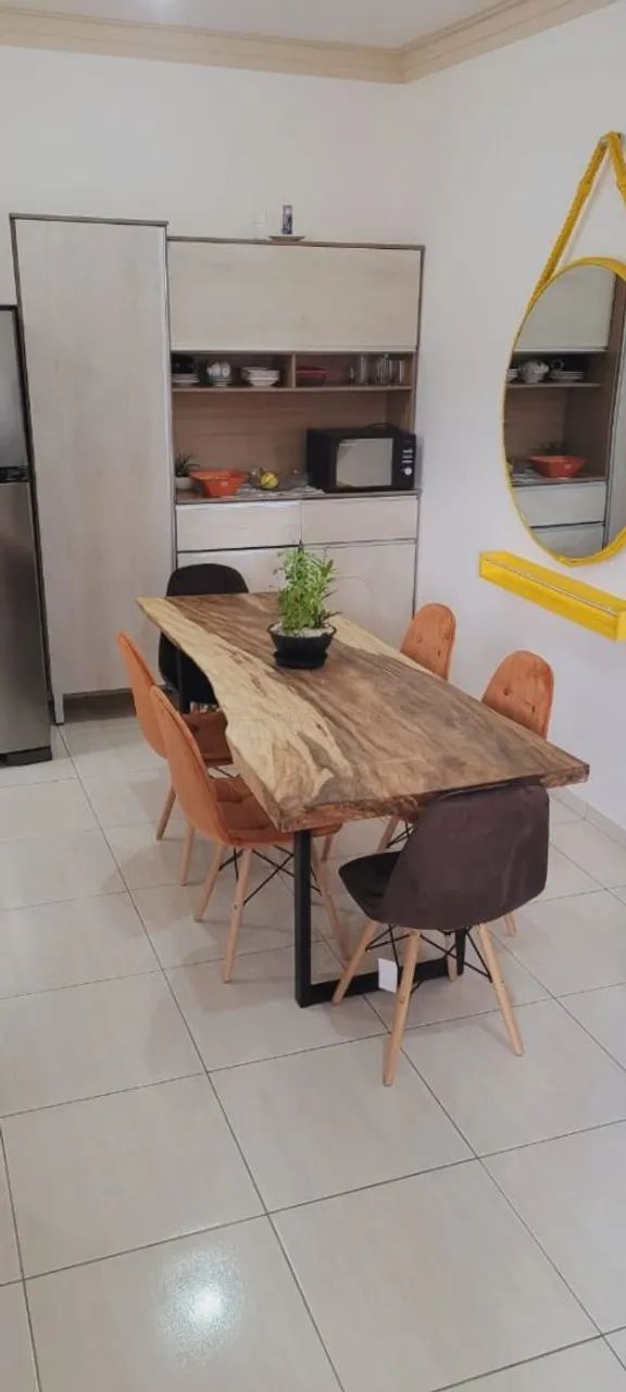 Rustic Mango Wood Table in Red64985890091393120