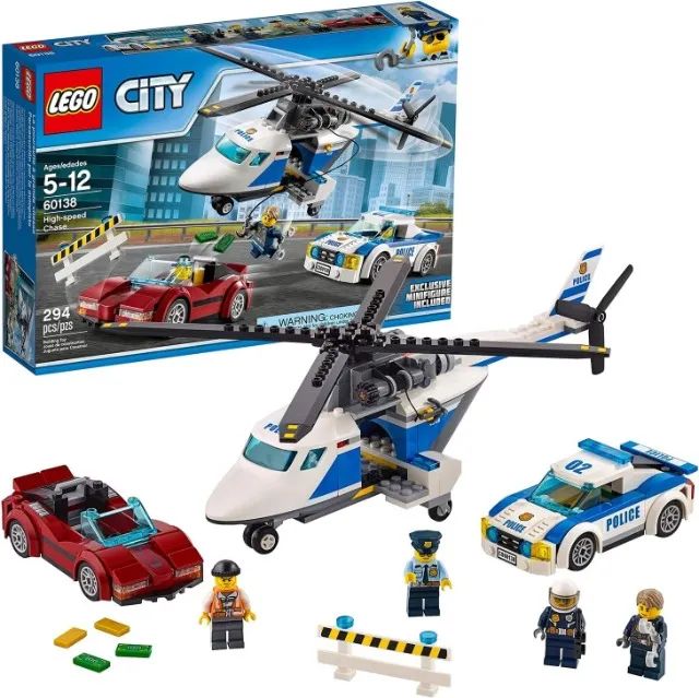LEGO City 60138 Perseguição em Alta Velocidade Lacrado (2017) - lego para Colecionador - Foto 6