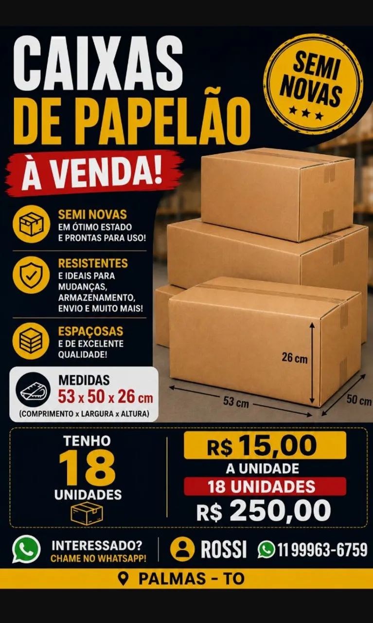 Caixas de Papelão