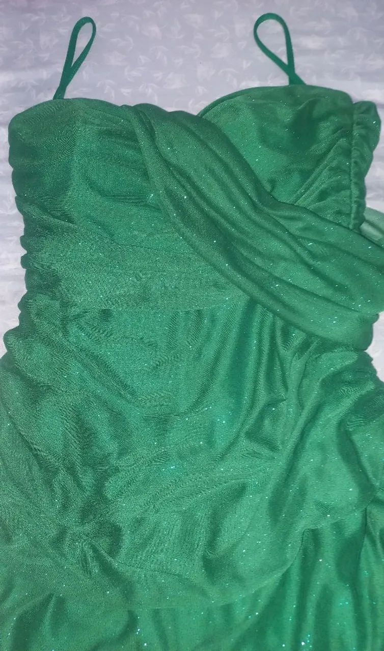 Vestido verde esmeralda  - Foto 2