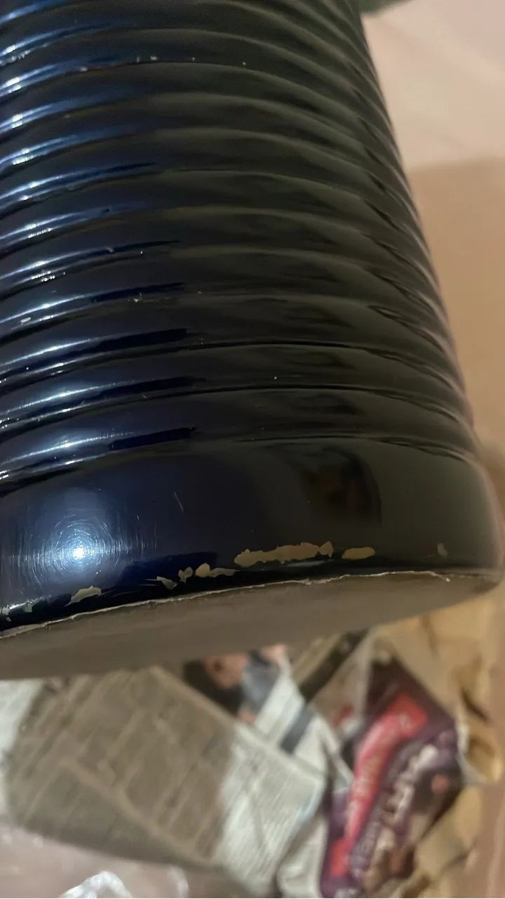 Vaso de cerâmica preto - Foto 2