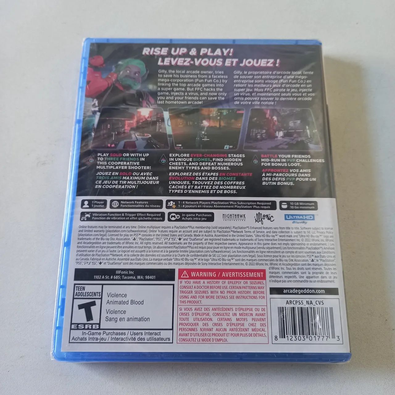 Jogo Ps5 Arcadegeddon Lacrado - Foto 2