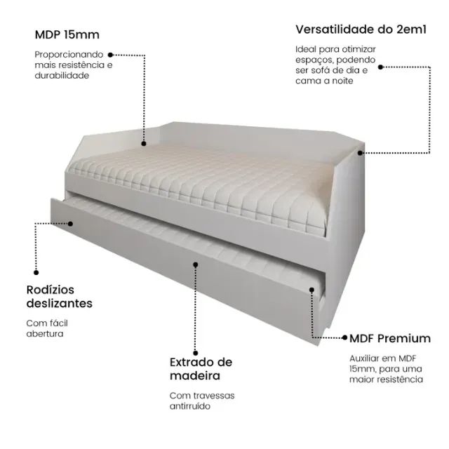 Cama com auxiliar - Foto 5