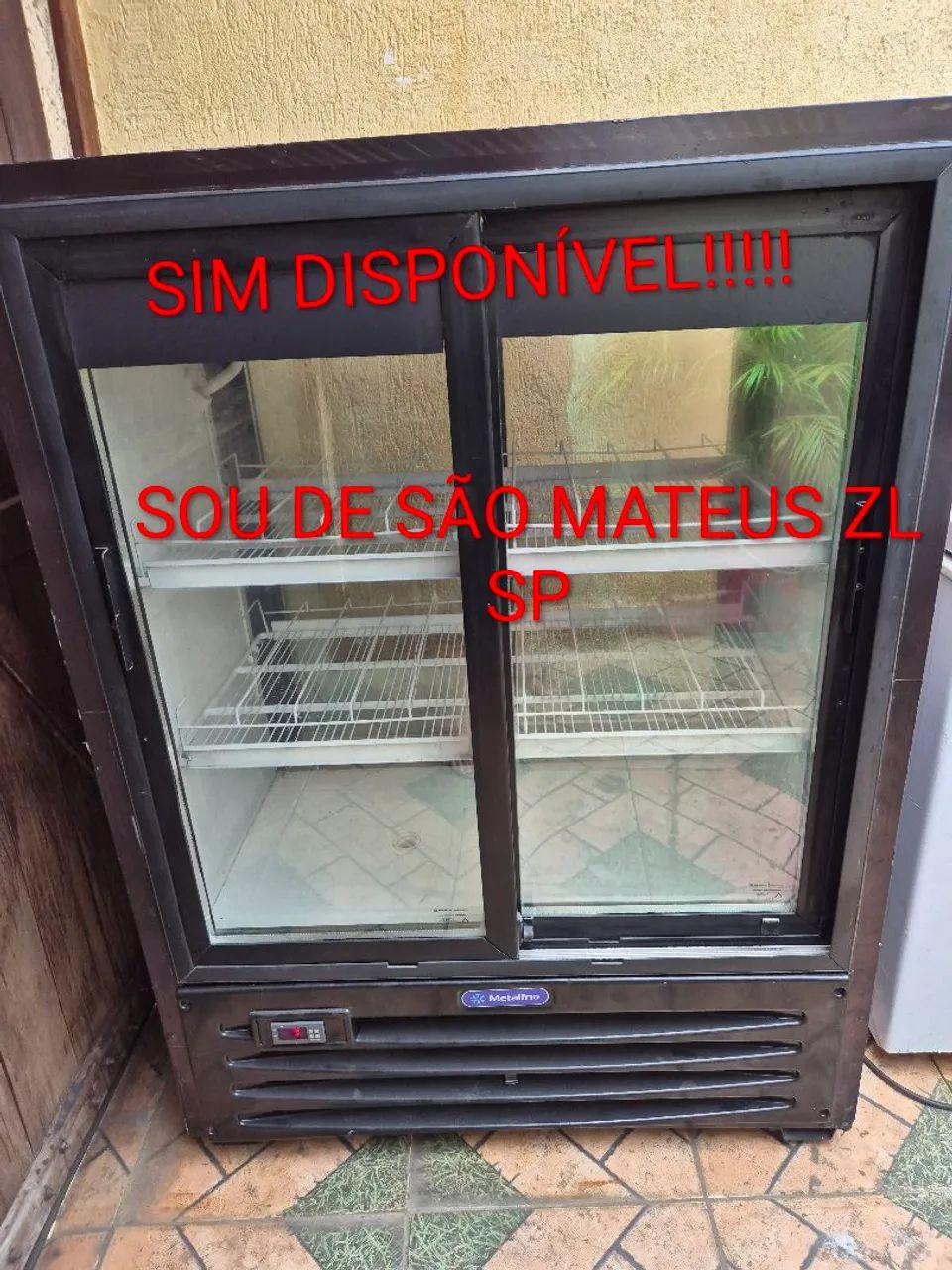 EXPOSITORA METALFRIO 4 POTAS(sou de São Mateus zl) - Geladeiras e