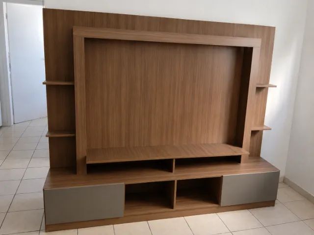 Rack com painel estante 