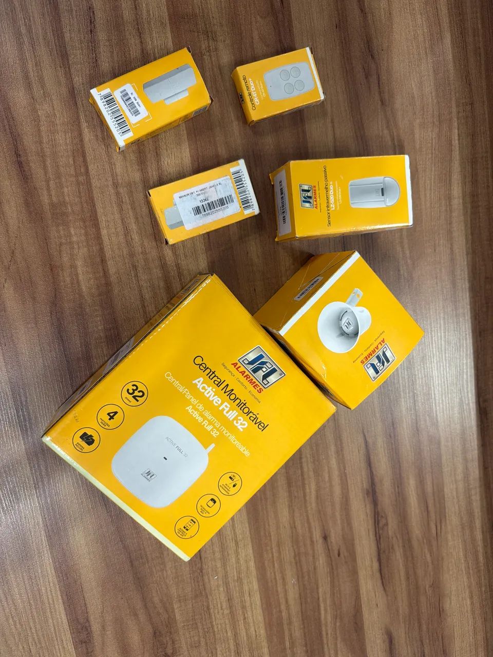 Central Active Full 32 C/ Controle, Sirene E Sensores Duo+ Branco