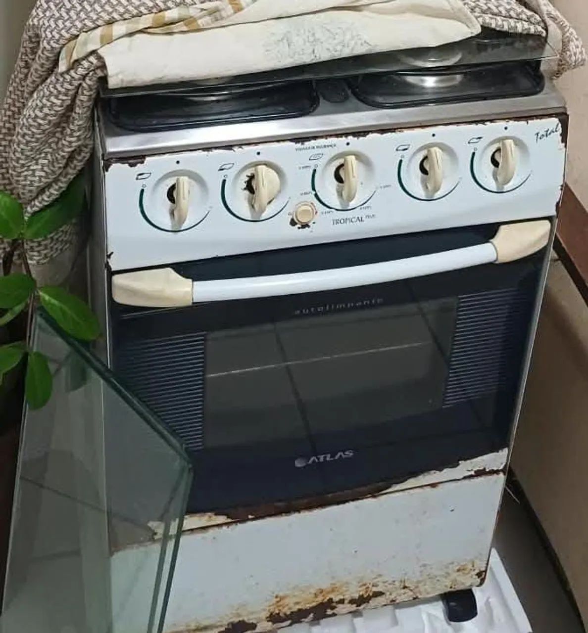 Fogão usado 
