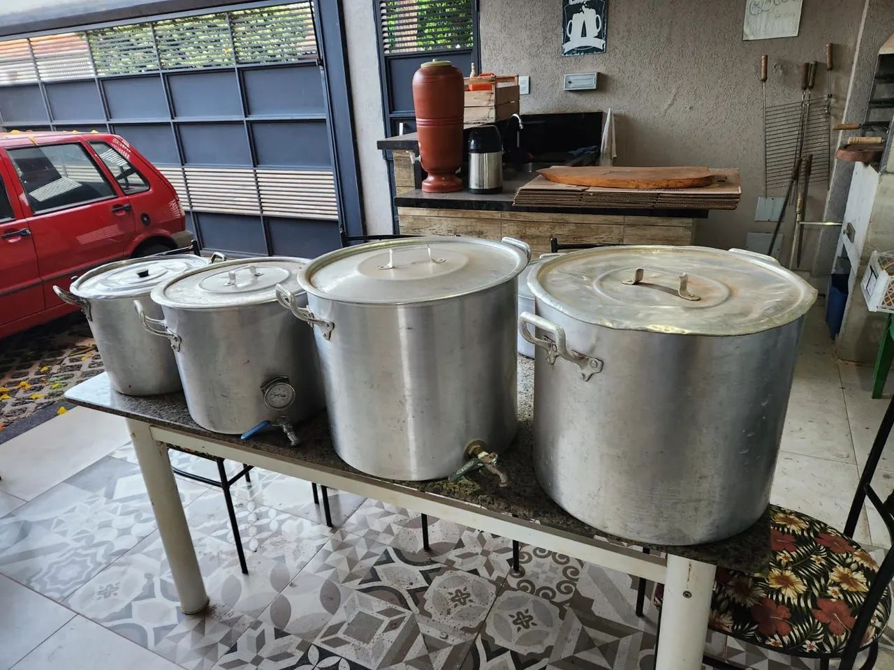 Jogo de panelas em alumínio para cozinha industrial  - Foto 2