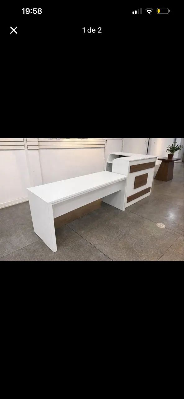 Balcão de atendimento com mesa  - Foto 2