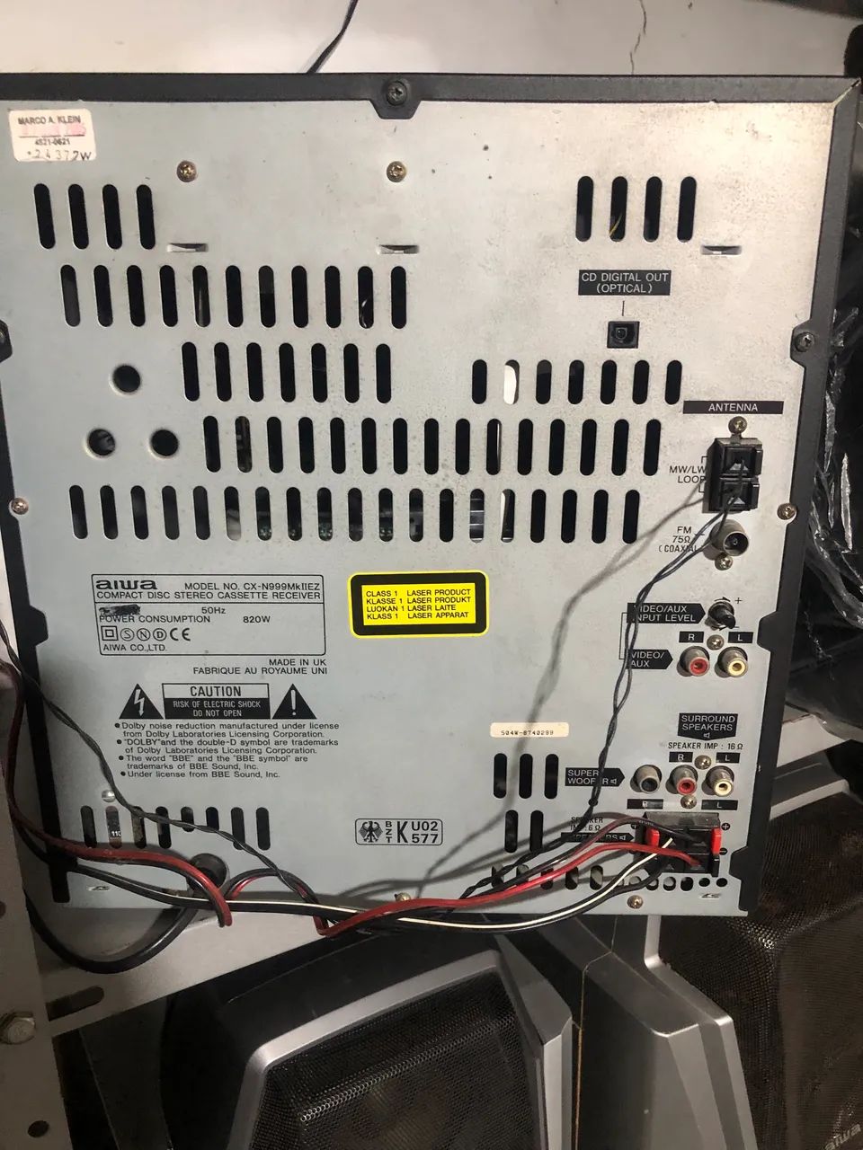 Micro System Aiwa MK2 Raridade  - Foto 5