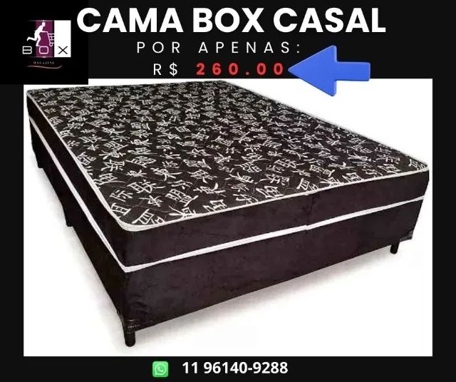 cama box casal (promoção limitada)
