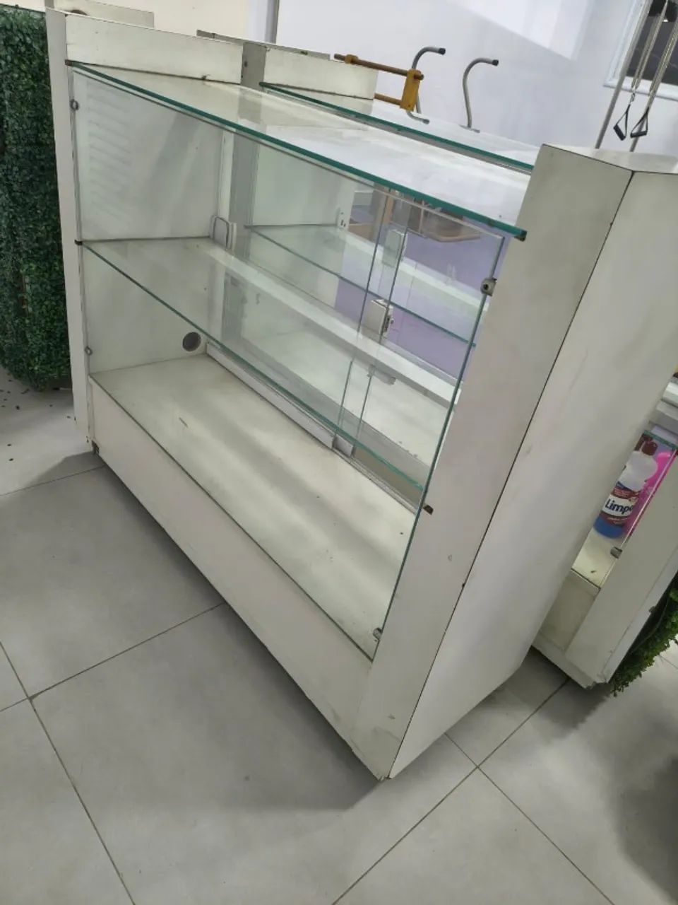 Balcão de vidro