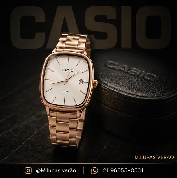 Relógio Casio vintage fundo branco  - Foto 4