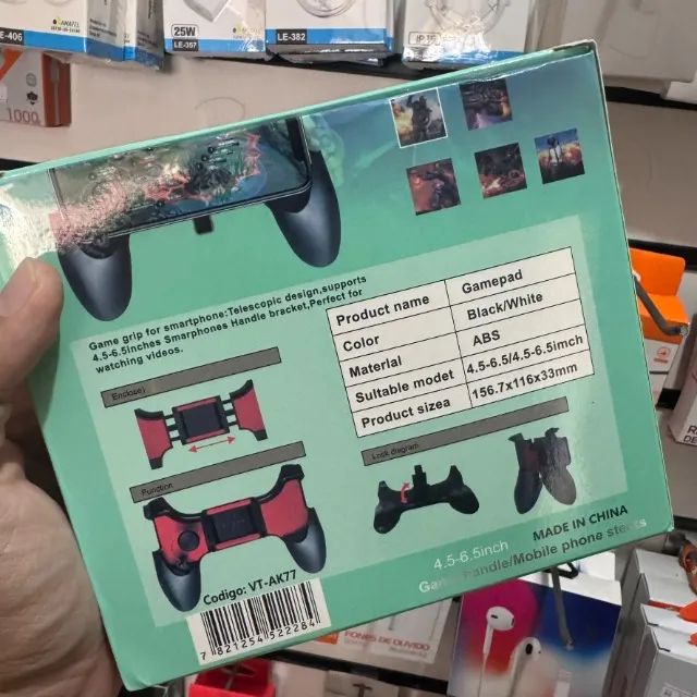 Suporte, Analógico e Gatilhos para jogo no celular - Foto 3